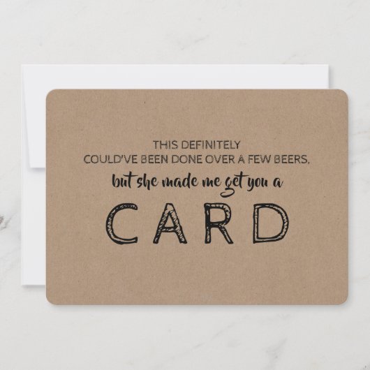 Invitation Demande de GARÇON D'HONNEUR drôle (Devant)