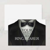 Invitation Demande de Garçon d'Honneur pour Porter les Anneau (Devant / Derrière)