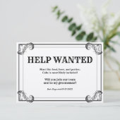 Invitation Demande de Garçon d'Honneur Publicité Vintage d'Of (Debout devant)