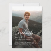 Invitation Demande de Graduation de notes lissées (Devant)