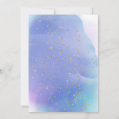 Invitation Demande de parrain/marraine photo avec aquarelle m (Dos)