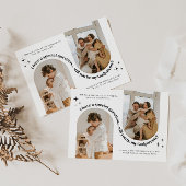 Invitation Demande de Parrainage avec Double Arche de Photos