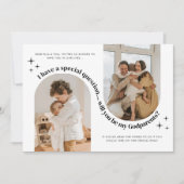 Invitation Demande de Parrainage avec Double Arche de Photos (Devant)