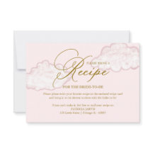 Demande de recette de douche de mariée Cloud moder