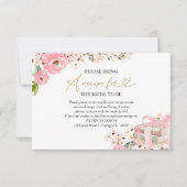 Invitation Demande de recette d'une nouvelle Fête des mariées (Devant)