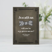 Invitation Demande de témoin (Debout devant)