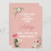 Invitation Demande de témoin (Devant / Derrière)