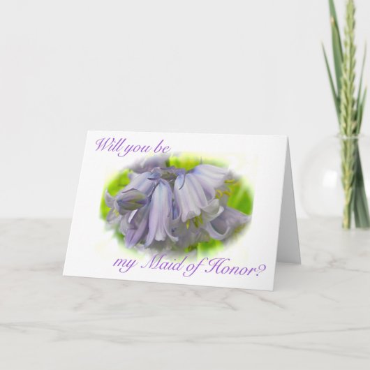 Invitation Demande de témoin de mariage (Devant)