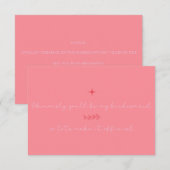 Invitation Demande de témoin de mariage (Devant / Derrière)