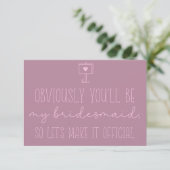 Invitation Demande de témoin de mariage (Debout devant)