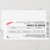 Invitation Demande de témoin de mariage amusante avec citatio (Devant / Derrière)