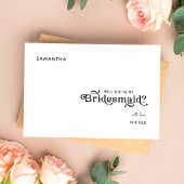Invitation Demande de témoin de mariage avec photo