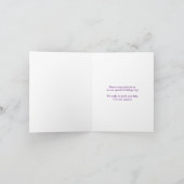 Invitation Demande de témoin de mariage violet : serez-vous n (Intérieur)