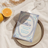 Invitation Demande de témoin funky et fantaisiste manuscrite