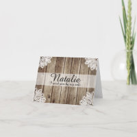 Demande en bois vintage de demoiselle d'honneur de