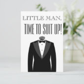 Invitation Demande en mariage pour être porteur de bague (Debout devant)