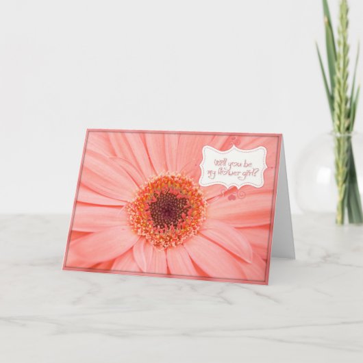 Invitation Demande Flower Girl (Devant)