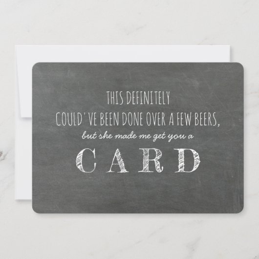 Invitation Demande originale au GARÇON D'HONNEUR (Devant)