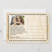 Invitation Demande originale de témoin de mariage sur un jour (Dos)
