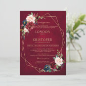 Invitation Demande personnalisée Mme London Dawn (Debout devant)