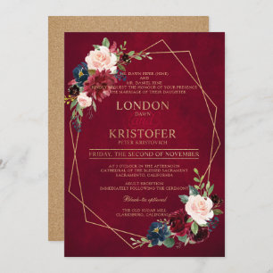 Invitation Demande personnalisée Mme London Dawn