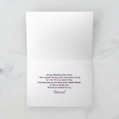 INVITATION DEMANDE PROPRE NUPTIALE - HÔTESSE - POURPRE (Intérieur)