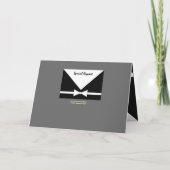 Invitation Demande spéciale NOM PERSONNALISÉ Sois mon témoin (Dos)