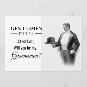 Invitation Demandez à vos amis d'être vos témoins de mariage