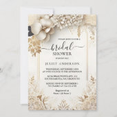 Invitation Démarrer la Fête des mariées de vidage classique s (Devant)