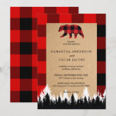 Invitation d'embarcation Vintage de Red Buffalo (Devant / Derrière)