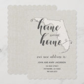 Invitation Déménagement en Floride Nouvelle adresse Accueil S (Devant / Derrière)