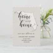 Invitation Déménagement en Floride Nouvelle adresse Accueil S (Debout devant)