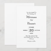 Invitation Démo 9 (Devant / Derrière)