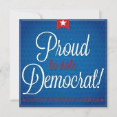 Invitation Démocrate (Devant)