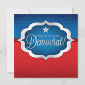 Invitation Démocrate (Devant)