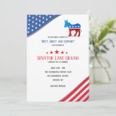 Invitation Democratic de collecteur de fonds (Debout devant)