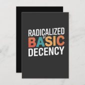 Invitation Démocratie Sociale Radicalisée Par Une Décence Fon (Devant / Derrière)