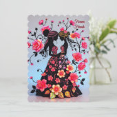 Invitation demoiselle d'honneur, Amies pour toujou (Debout devant)