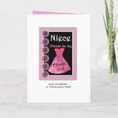 Invitation Demoiselle d'Honneur Fleur Fille Robe R (Dos)