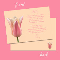 Demoiselle d'honneur Tulipe Proposition de Poème V