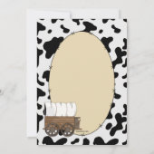 Invitation d'enfant de cowboy (Dos)