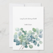 Invitation d'engagement minimal aux feuilles (Dos)