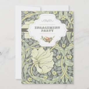 invitation d'engagement pour la typographie vintag