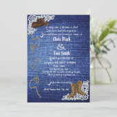 Invitation Denim, Boots & Lace Wedding (Debout devant)