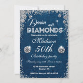 Invitation Denim, Denim et Diamonds 50e anniversai (Devant)