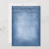 Invitation Denim Diamond Ancre Ocean Beach Fête des mariées (Dos)