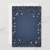 Invitation Denim Diamonds Blanc Bleu Parties scintillant 21e  (Dos)