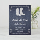 Invitation Denim Diamonds Cowgirl Boots Western Bachelorte (Debout devant)