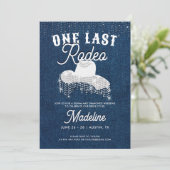 Invitation Denim Diamonds Cowgirl Casquette Rodéo Dernier Bac (Debout devant)