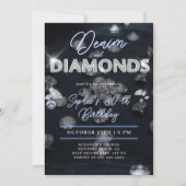 Invitation Denim Diamonds Glam Classy 30e anniversaire (Devant)